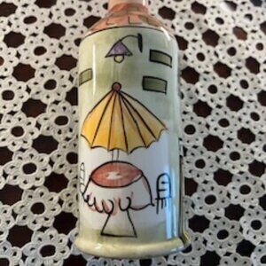 Villa Italian Style Ceramic Painted Bottle Dispenser - Never Used